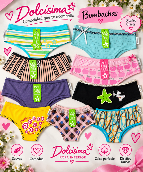 CULOTES DOLCISIMA TALLE UNICO SURTIDOS