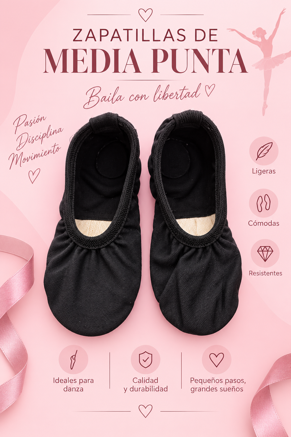 ZAPATILLAS MEDIA PUNTA (BADANAS)