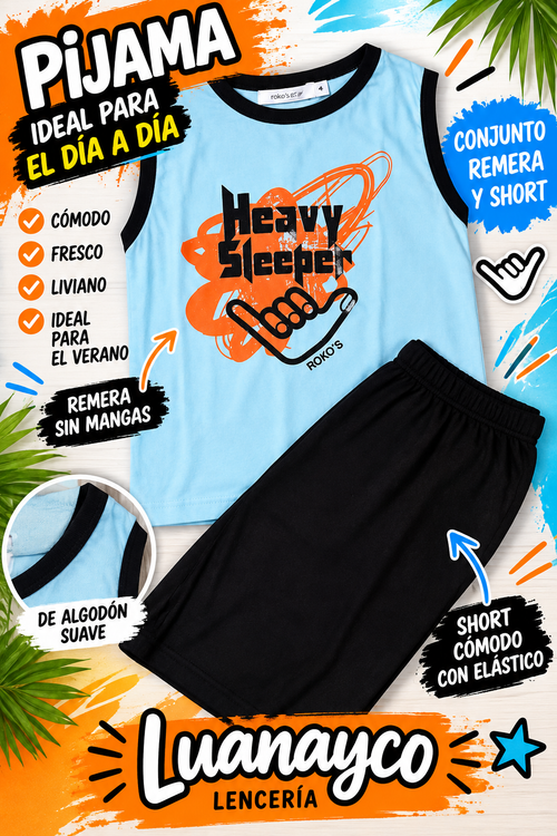 PIJAMA NIÑO VERANO