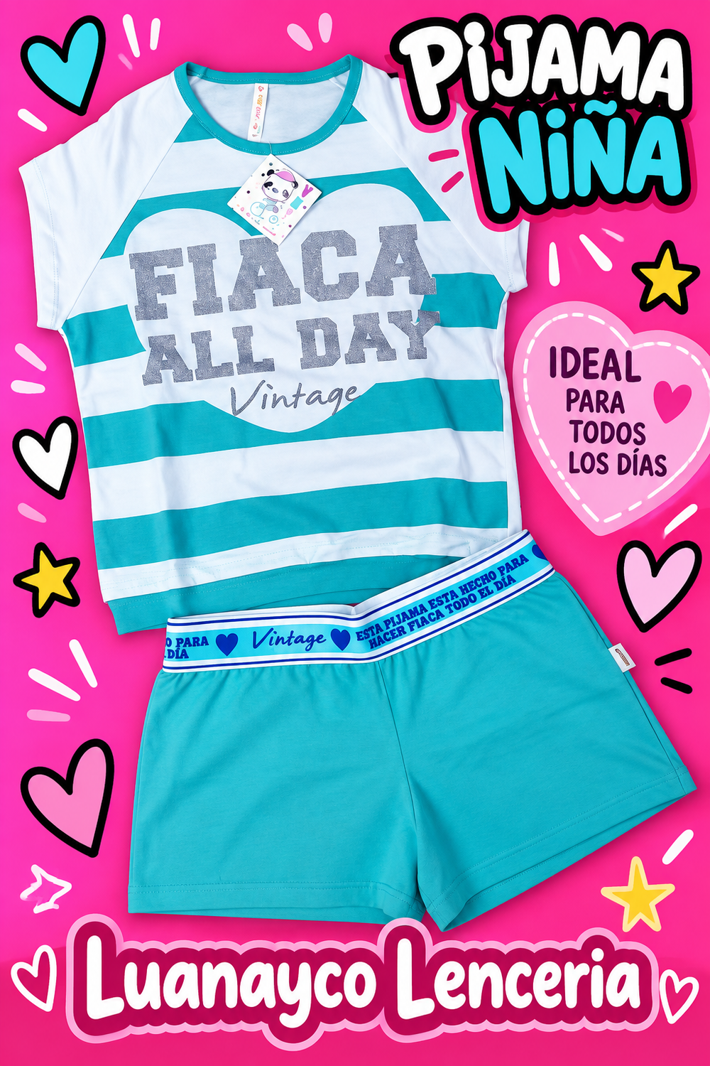 PIJAMA NIÑA VERANO